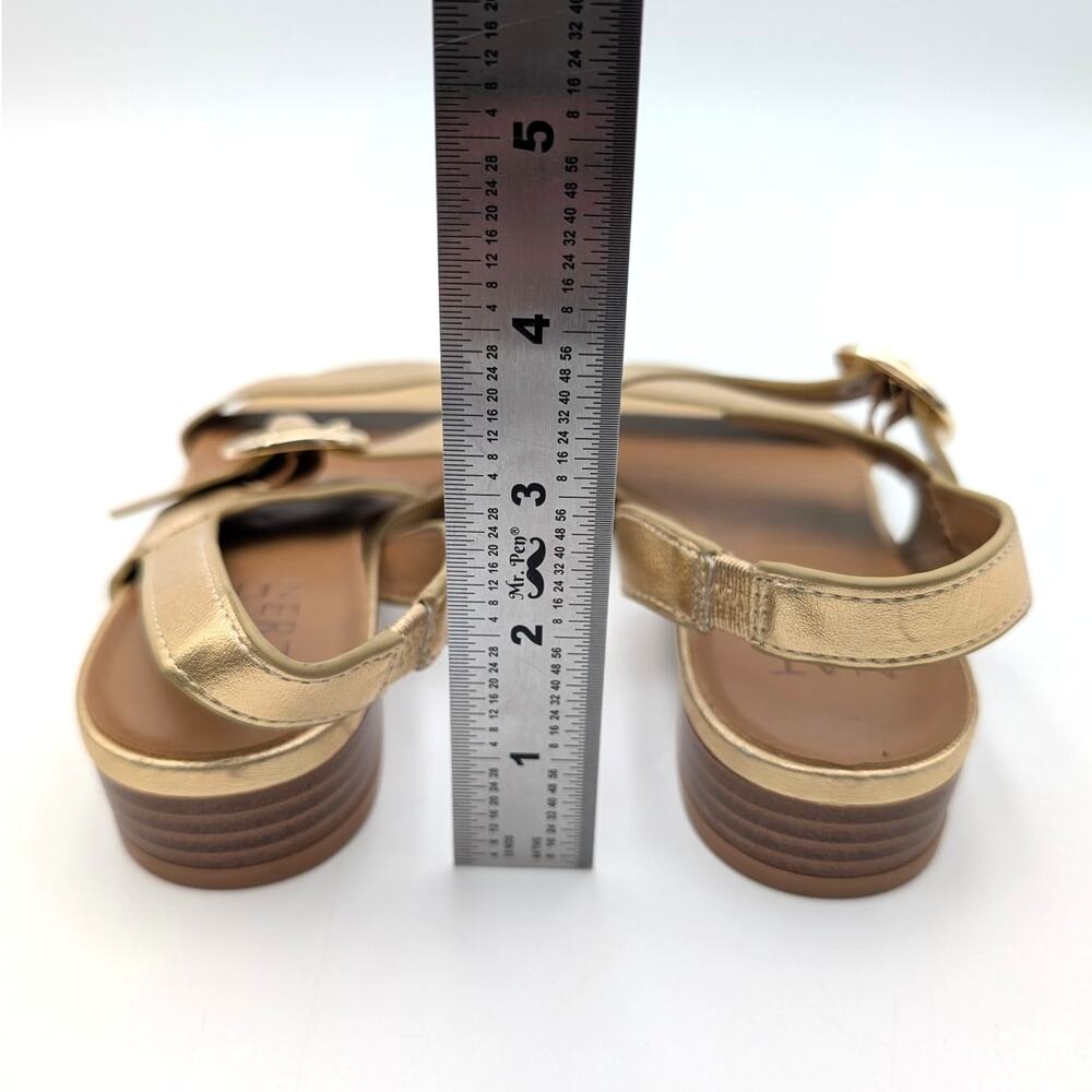 Naturalizer Meesha Strappy Sandals Open Toe Women's Gold Size US6.5M EU36.5 - Picture 4 of 10